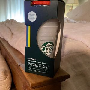 Starbucks set of 5 confetti cups